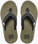 Reef Fanning Low Olive Heren Slippers Olijfgroen - Thumbnail 1