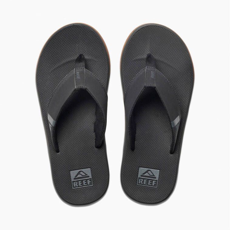 Reef Fanning Low Black Heren Slippers Zwart