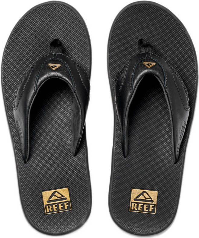 Reef Fanning Lux Teenslippers Zomer slippers Heren Zwart