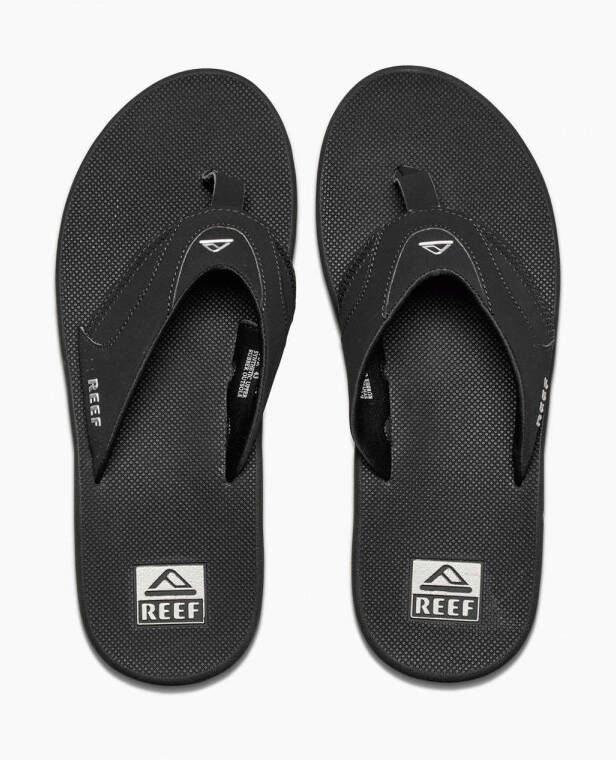 Reef Fanning teenslippers zwart