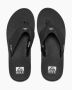 Reef Fanningblack Silver Heren Slippers Zwart Zilver - Thumbnail 1