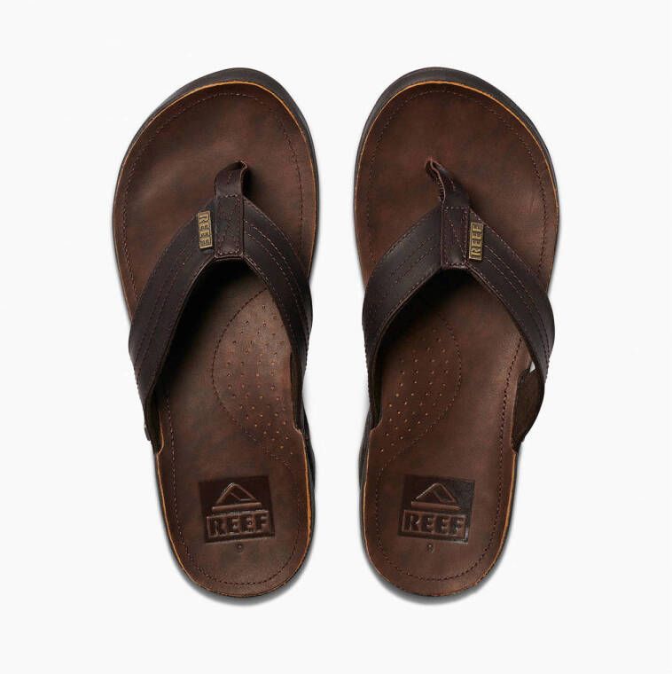 Reef J-Bay Iiidark Brown Dark Brown Heren Slippers Donkerbruin