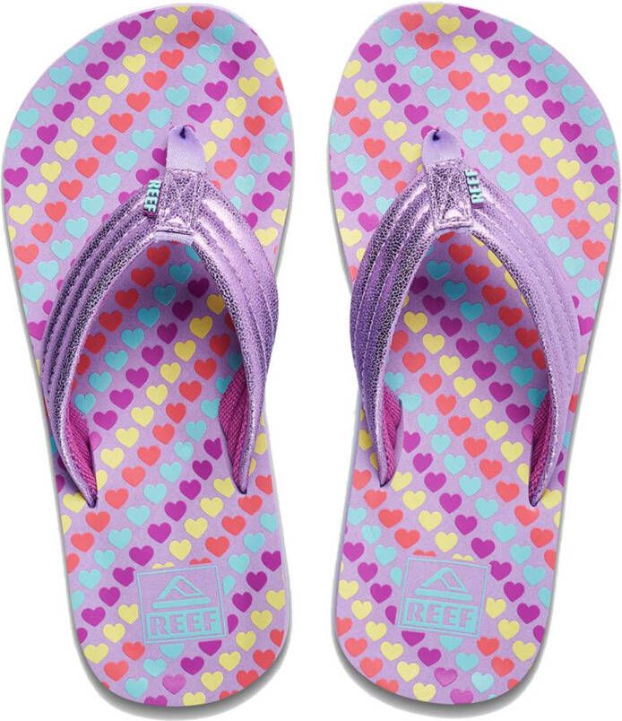 Reef Kids Ahi teenslippers lila Paars Meisjes Rubber 37