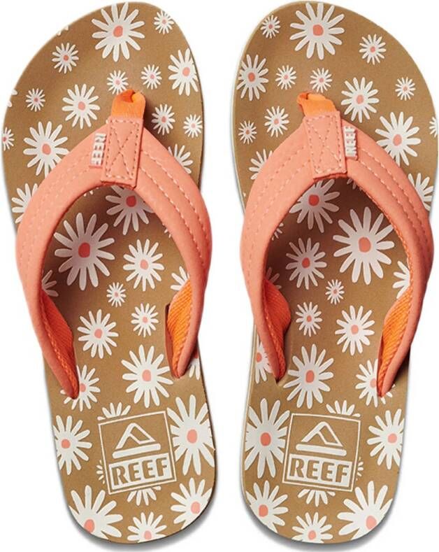 Reef Kids Ahi teenslippers oranje