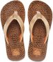 Reef Kids Ahi Wild teenslippers bruin goud Meisjes EVA 31 - Thumbnail 2