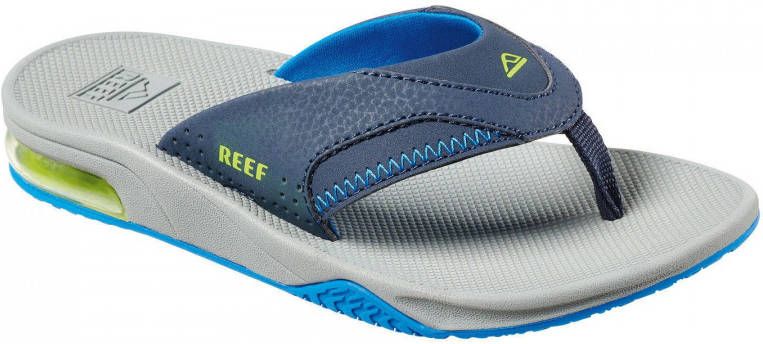 Reef Kids Fanning teenslippers blauw