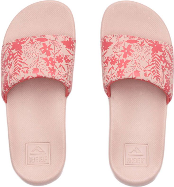 Reef Kids OneE Slide badslippers roze