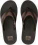 Reef Leather Fanningdark Brown Heren Slippers Donkerbruin - Thumbnail 2