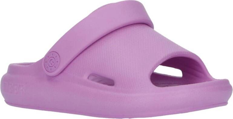 Reef Little Rio Slide slippers met hielbandje lila