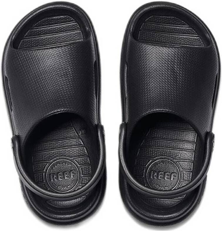 Reef Little Rio Slide black Jongens Slippers Zwart