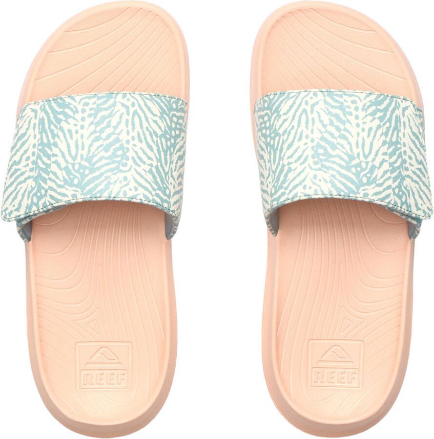 Reef badslippers blauw koraal