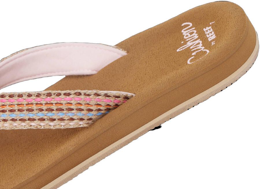 Reef Baja Elena CJ7336 brown pink multi bruin - Foto 7