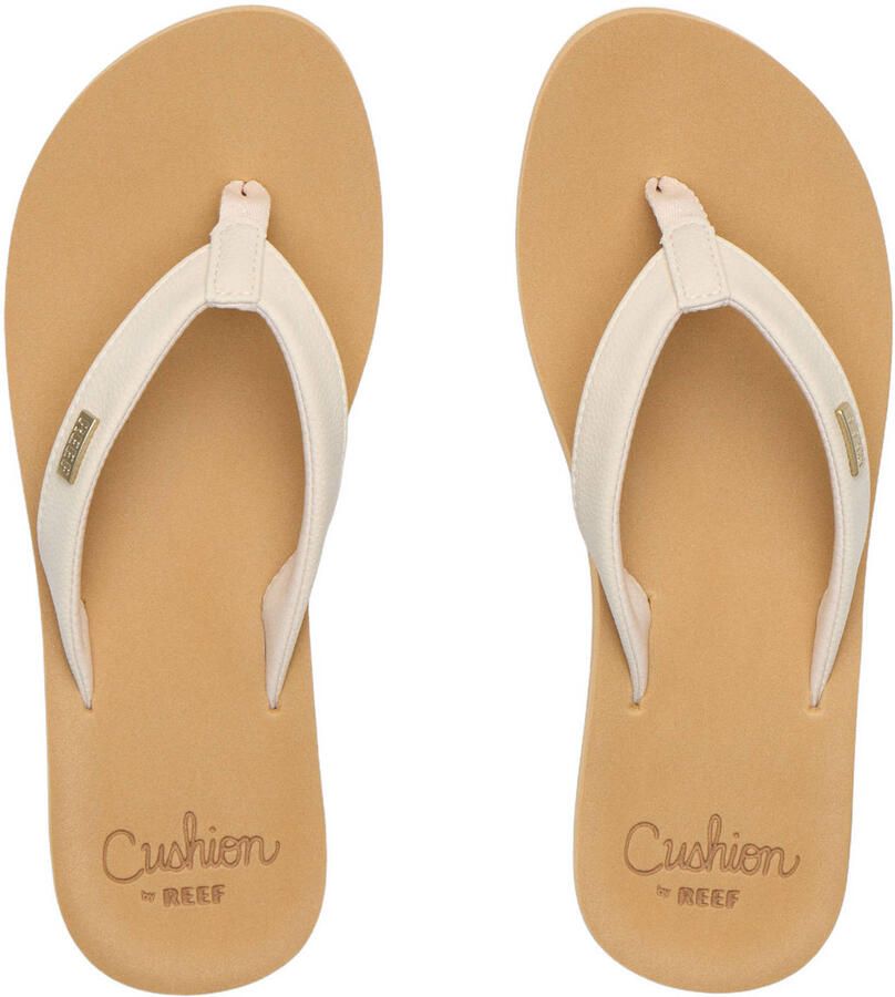 Reef Baja Sands leren teenslippers ecru - Foto 6