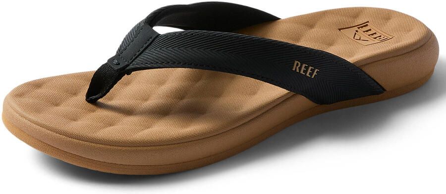 Reef Cushion Melody leren teenslippers zwart - Foto 8