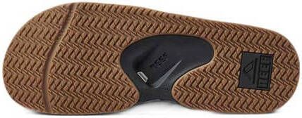 Reef Fanning Slideblack Silver Heren Slippers Zwart Zilver - Foto 2