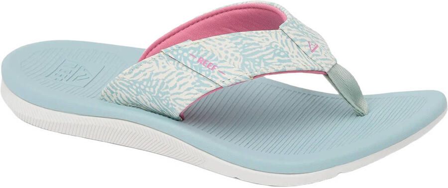 Reef kids Santa Ana slippers blauw wit - Foto 2