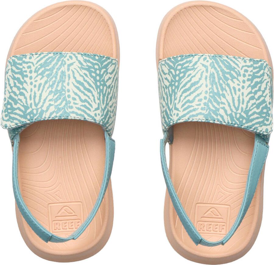 Reef slippers blauw koraal