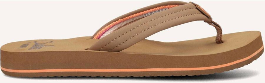 Reef Cushion Breezetan Smoothie Dames Slippers Cognac