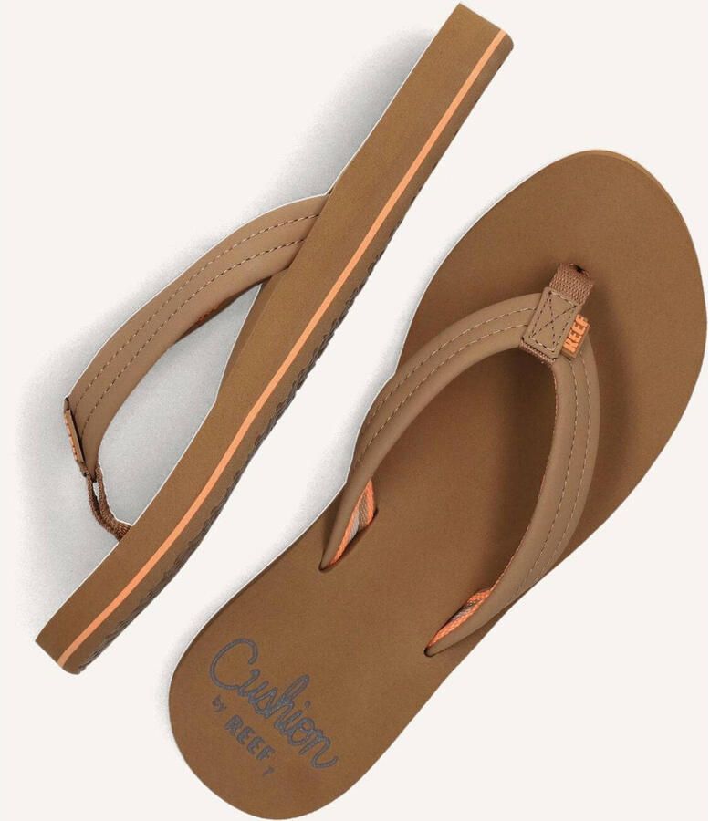 Reef Cushion Breezetan Smoothie Dames Slippers Cognac - Foto 2