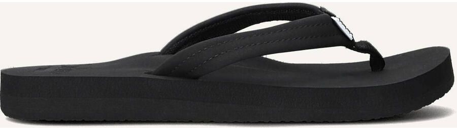 Reef Cushion Breezeblack Black Dames Slippers Zwart