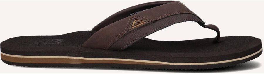 Bruin Tinten Cushion Teenslippers Zomer slippers Heren Bruin