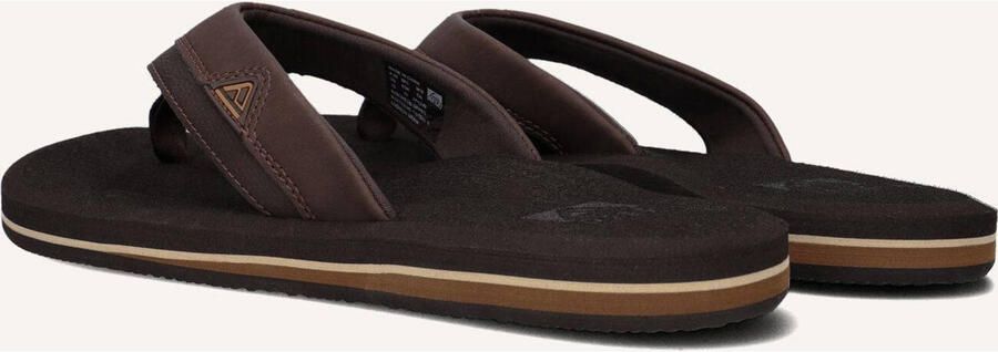 Bruin Tinten Cushion Teenslippers Zomer slippers Heren Bruin - Foto 3
