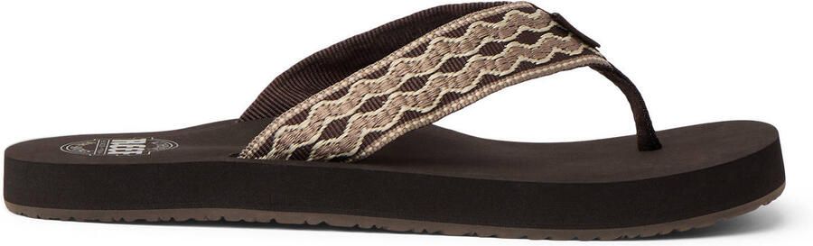 Reef teenslippers zwart beige