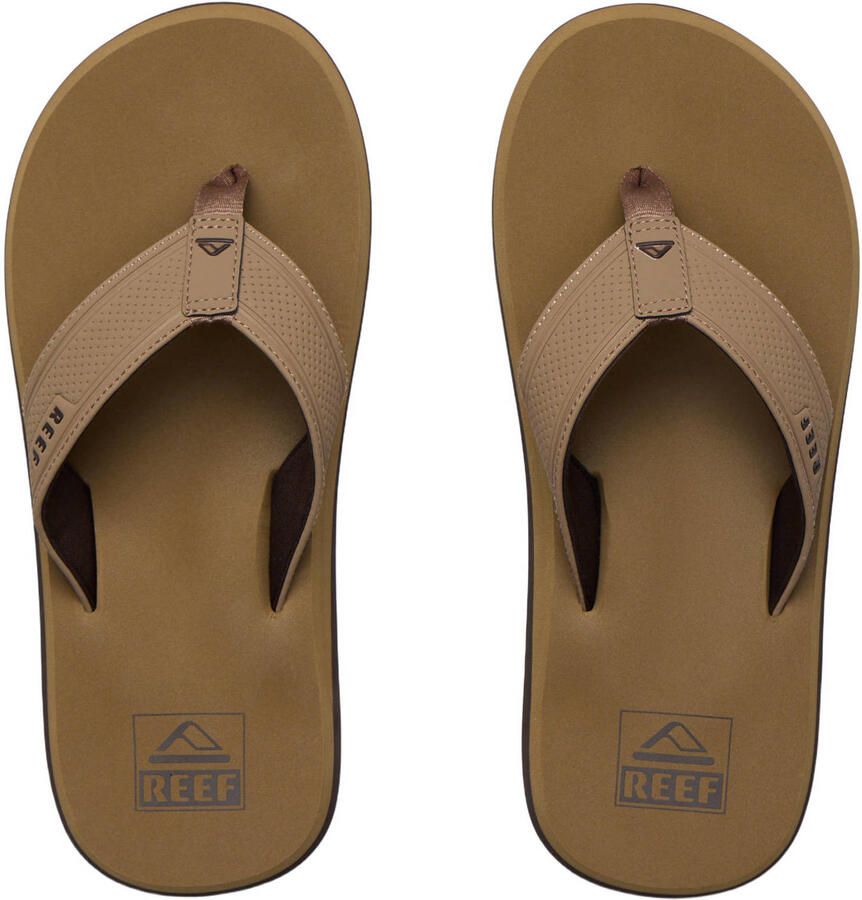 Reef The Layback leren teenslippers bruin - Foto 2