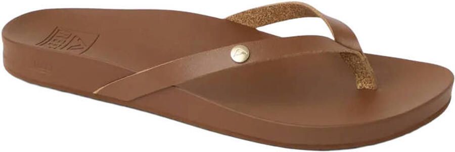 Reef Vista Ivy leren teenslippers bruin - Foto 2