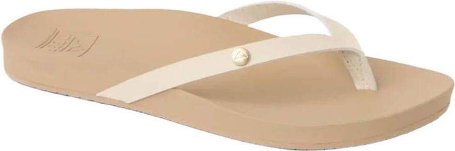 Reef Vista Ivy leren teenslippers goud - Foto 8