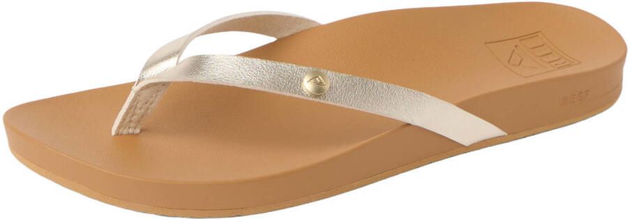 Reef Vista Ivy leren teenslippers goud - Foto 8