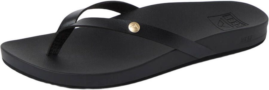 Reef Vista Ivy leren teenslippers zwart - Foto 3