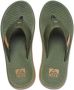 Reef Santa Ana Teenslippers Zomer slippers Heren Groen - Thumbnail 1