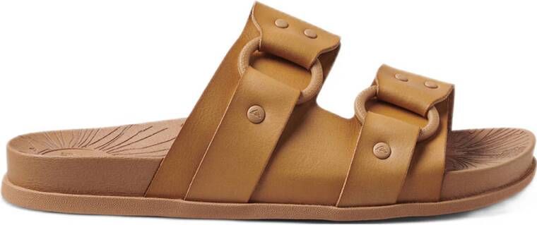 Reef slippers cognac