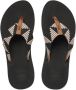 Reef Spring Woven Teenslippers Zomer slippers Dames Zwart - Thumbnail 2