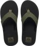 Reef The Layback black Olive Heren Slippers Zwart Olijfgroen - Thumbnail 1