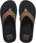 Reef The Layback teenslippers bruin zwart - Thumbnail 1