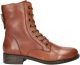 Regarde le ciel Jada leren veterboots cognac - Cognac