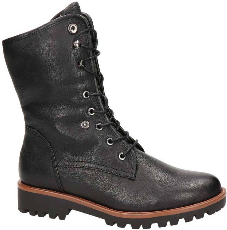 Regarde le ciel Nika-14 leren veterboots zwart