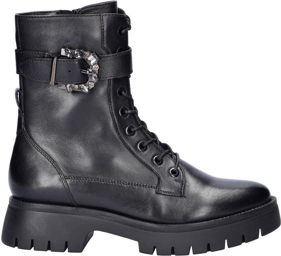 Regarde le ciel Leticia gevoerde leren veterboots zwart