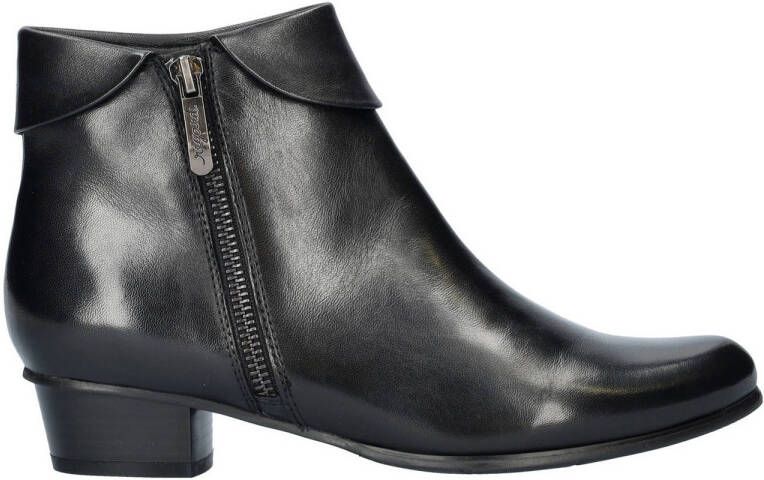 Regarde le ciel Stefany 03 leren enkellaarzen zwart