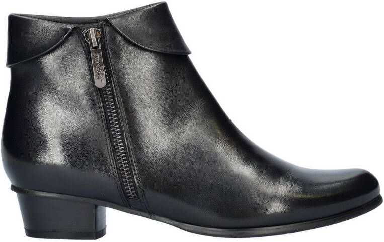 Regarde le ciel Stefany 03 leren enkellaarzen zwart