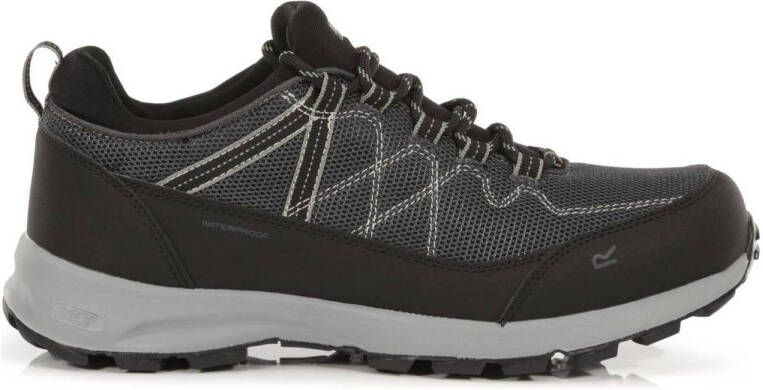 Regatta De Samaris Lite Lage Wandelschoenen Heren Waterdicht Ademend Donker Grijs