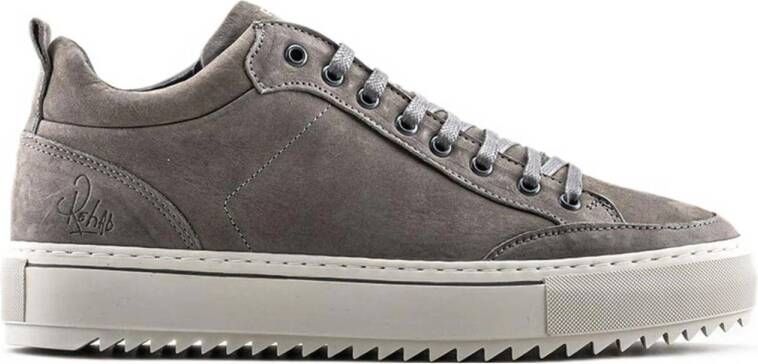 Rehab Craig nubuck sneakers donkergrijs