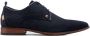 Rehab GREG WALL SUE 8100 DBLU heren veterschoenen gekleed blauw - Thumbnail 1