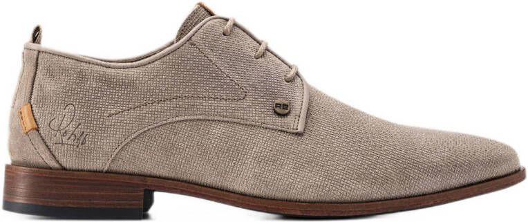 Rehab GREG WALL SUE 5000 SND NM heren veterschoenen gekleed beige