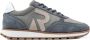 Rehab Maddox suède sneakers blauwgrijs zand - Thumbnail 1