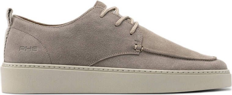 Rehab Ozzy suède veterschoenen taupe