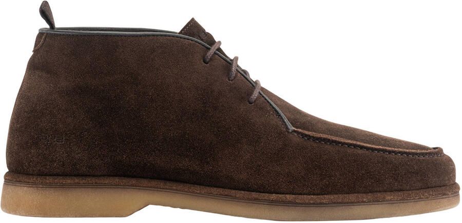 Rehab Collin Suede 4800 Dark Brown Veterschoenen Donker Bruin Suede Bruin