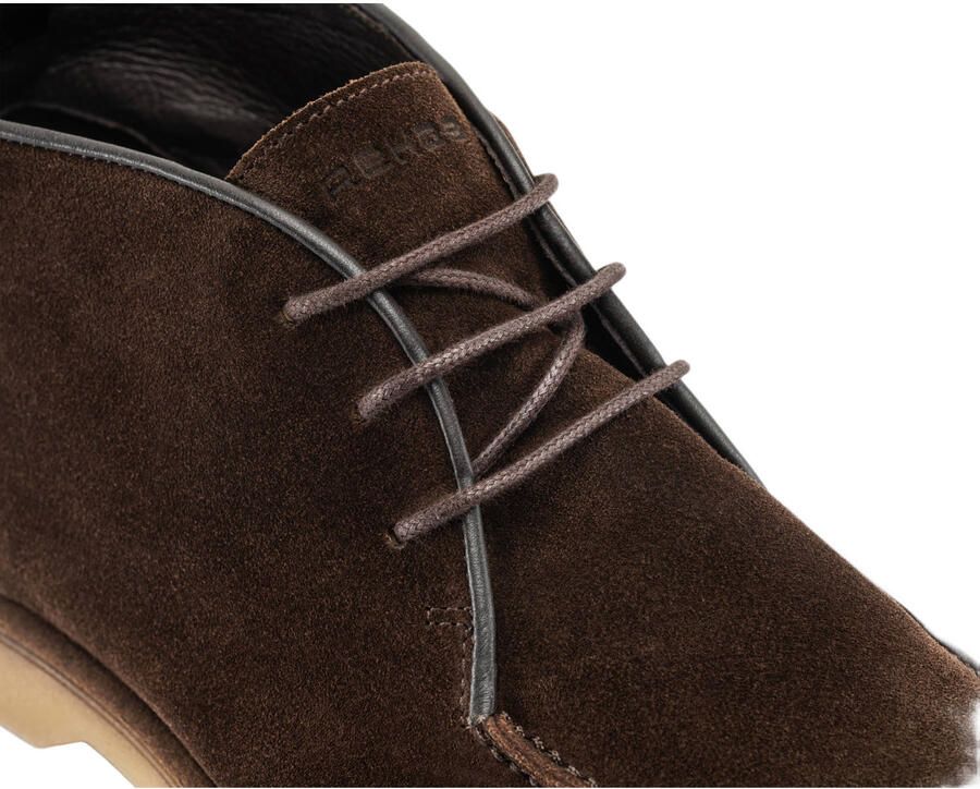 Rehab Collin Suede 4800 Dark Brown Veterschoenen Donker Bruin Suede Bruin - Foto 2